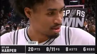 Dylan Harper Full Highlights 20 Points 8 Assists 6 Rebounds Vs Brooklyn Nets