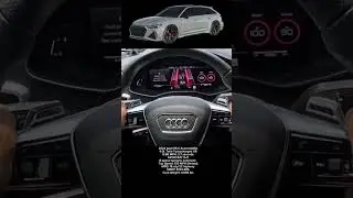 2024 Audi RS6 Avant 0-60 Mph #shorts #audi #rs6 #v8 #acceleration