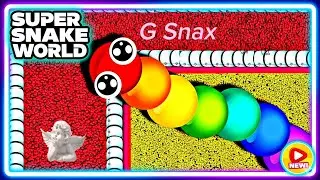 SNAKE IO 🐍 KING RAINBOW SNAKE 🐍 VS 1000 PRO GAINT SNAKES 🐍 EPIC SNAKEIO GAMEPLAY #snakegame #snakes