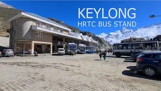 Keylong HRTC Bus Stand