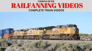 Freight Trains Vol 28 BNSF & UP Railfanning High Desert Compilation