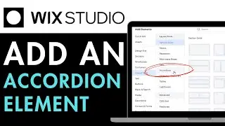 How to Add an Accordion Element in Wix Studio 2025 (FULL GUIDE)