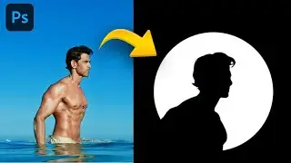 How to make circular white moon effect easily using photoshop 2024
