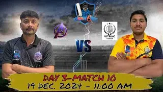 AVENGERS vs VITRAG WARRIORS || GPL 6 || Halol GIDC Youth Club || 3 DAY