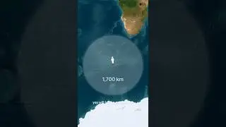 The Most Remote Uninhabited Island in the World 📍 Bouvet Island 🏝️#map #geography #explanation