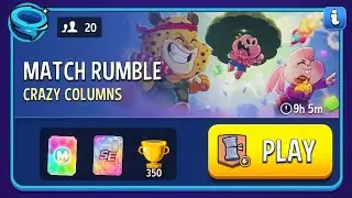 crazy columns lightning strike rumble match | match masters