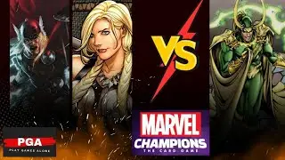 Marvel Champions Let's Play #237 Thor & Valkyrie vs. Loki Infinity