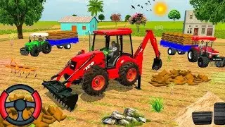 Drive JCB & Upload Stone From Dumper Truck 😱 | Heavy Machine Simulator Game | JCB Truck Game #Indian