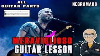 Negramaro - Meraviglioso Guitar Lesson + Tab