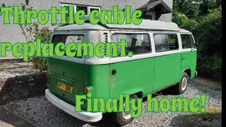 Vw T2 baywindow campervan throttle cable replacement.
