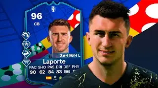 96 Euro International Stars Laporte SBC Player Review ⭐ EA FC 24