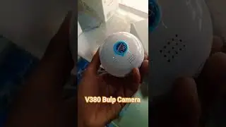 V380 Wifi Bulp Camera  #ipcamera #wificamera #camera #spycamera #v380camera #360camera #bulbcamera