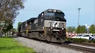 [NS]9748 GE D9-40CW,8430 D8-40CW,9921 D9-40CW Leads NS 217 Through Thomasville NC Pulling Hard