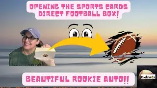 BEAUTIFUL ROOKIE AUTOGRAPH! 🤩 Opening the Sports Cards Direct Football Box! 💥