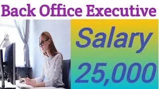 Back Office Executive | #Semma Jobs | Salary 25,000 | #Tamil | #Typing | Apply Soon