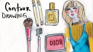 Contour Drawing Exercise for Beginners 