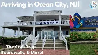 Arriving in Ocean City, NJ!  Crab Trap, Boardwalk, & more! September 2021!