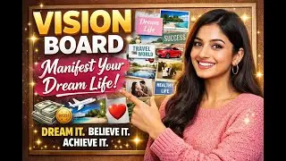 🌟 Vision Board 🎉 | Manifest Your Dreams | Goal Setting🎯 & Motivation💪 |Uma Dawn Vlogs🥳