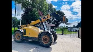 CATERPILLAR TH407AG 4WD TELEHANDLER *AG-SPEC , YEAR 2014* C/W PALLET TINES