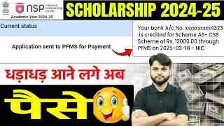 NSP Scholarship 2024-25 Payment Success | NSP Scholarship Payment Kab Aayega 2024-25