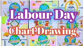 Labour Day Drawing|Labour Day Poster|Labour Day Chart|Drawing On Labour Day|Easy Labour Day Drawing