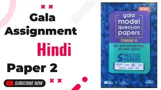 Std 10 | Gala Paper Solution | Hindi Question Paper 2 #hindi @efactsbyshubhampatel