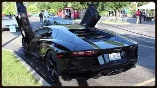 2012 Lamborghini Aventador Walkaround & Loud Revs!