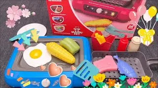 Tiny Chef Cooking Time! 8-Min Cute Mini Pan Unboxing w/ Adorable Food - Relaxing ASMR Sounds