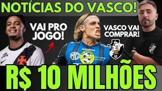 AVANÇOU! VASCO VAI COMPRAR ATACANTE POR R$ 10 MILHÕES! BRENNER E HINESTROZA VÃO JOGAR HOJE!
