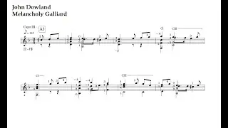 J. Dowland. Melancholy Galliard (Segovia)