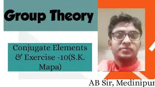 Conjugate Elements / Group theory / Exercise -10( S.K.Mapa)