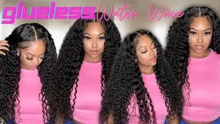 The BEST Gluless Water Wave wig on the Market!! Don't miss out on this! Install ft. ISEE Hair