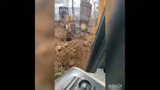 Can this dozer and excavator pull out this stump?