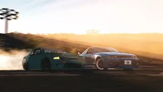 400 RabbitPower in Assetto Corsa Drifting - HT Drift Park - EVLRabbit