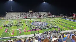 BIG BLUE MARCHING 2025 HALFTIME SHOW from the top row