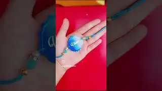 customize name resin rakhi #resin #blueandwhitetheme #smallbusiness #handmadeseller #resinartist
