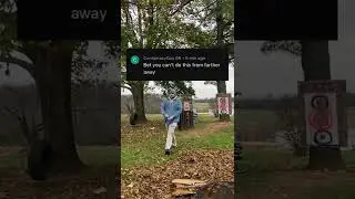 Long Distance Axe Throwing!