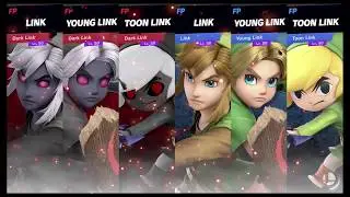 Super Smash Bros Ultimate Amiibo Fights &ndash; Request #12365 Dark Links vs Links