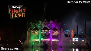 Six Flags Great America - Fright Fest - Scare Zones (10/27/22)
