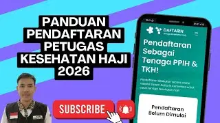 Panduan pendaftaran petugas kesehatan haji 2026