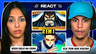 2 EM 1: TAKERU - Yonkou [Kaido] + Face The King [Barou] | [Casal Jounin React] 🔥