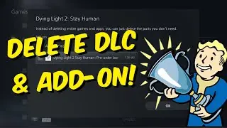 How to Delete DLC, Add Ons & Parts Off Games From PS5! (Free Up Storage!)