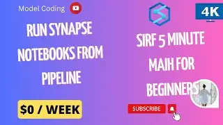 Run synapse notebook from adf | Notebook parameters synapse