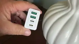 2-Pack USB C Wall Charger - 40W Fast Charging Block with 4-Port PD Power Adapter + QC Wall Plug