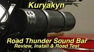 Kuryakyn Road Thunder Sound Bar by MTX Review, Installation and Road Test by J&P Cycles