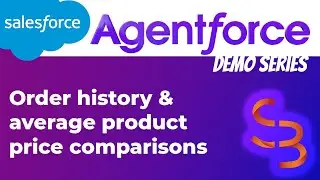 Salesforce Agentforce Demo - Summarize and compare order history | No Audio