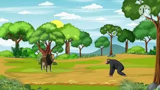 The donkey wore the lion's skin on himself and protected all the animals