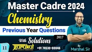 Master Cadre Chemistry Preparation | Most Important Questions 11 | Gurukul Abohar