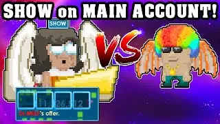 Show Battle on Main Account! (First Time) vs Legendary Doctor | Growtopia
