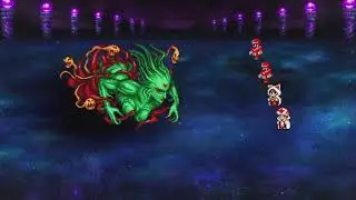 Final Fantasy 3 beating Cloud of Darkness for the first time